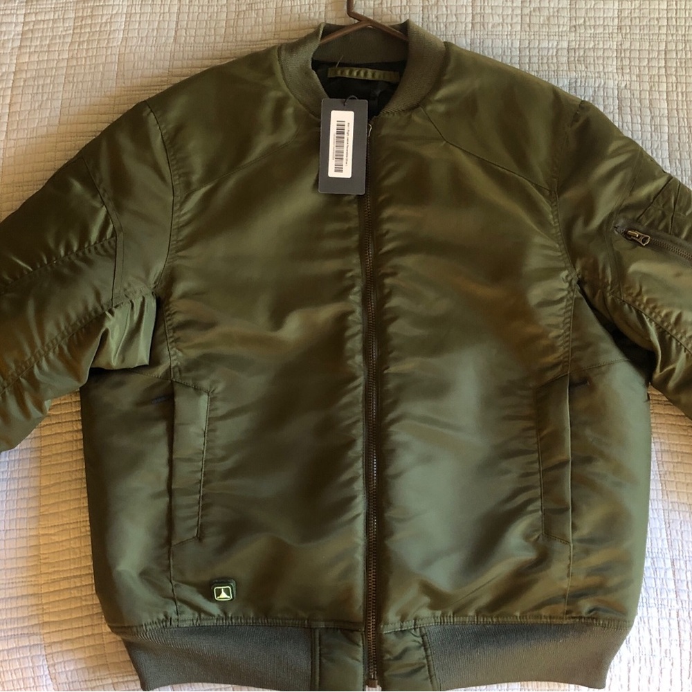 Triple Aught Design Sage Green Bomber Jacket